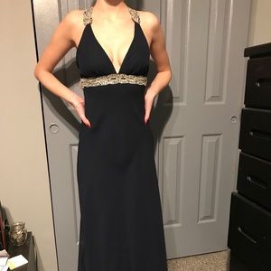 NAVY PROM DRESS